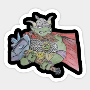 Lightning Hammer Don Sticker